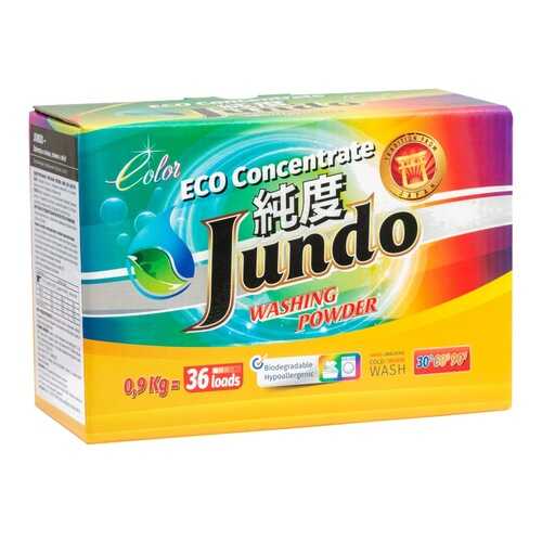 Экологичнный концентрированный порошок для цветного белья Jundo сolor 36 стирок 900 г в Тогас