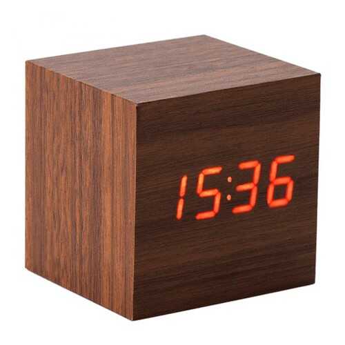 Электронные часы деревянный куб VST-869 (Коричневый) в Тогас