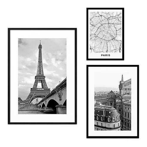 Набор постеров Коллаж Париж №36 110х100 см в Тогас