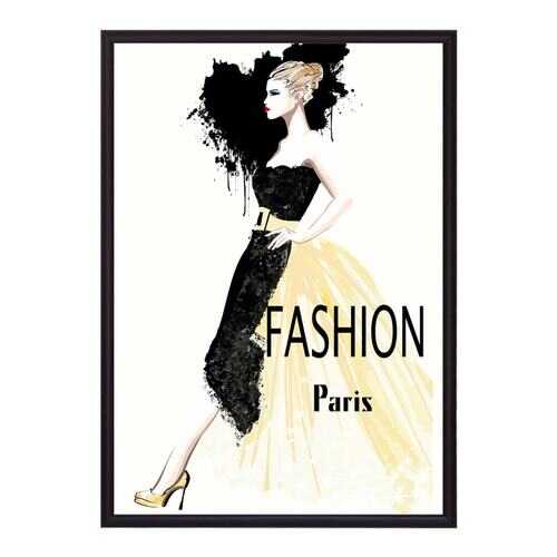 Постер в рамке Fashion Paris 40х60 см в Тогас