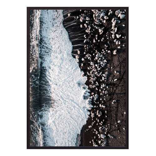 Постер в рамке Каменистый пляж 30х40 см в Тогас