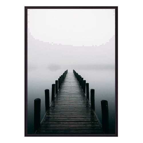 Постер в рамке Мостик в тумане 21х30 см в Тогас
