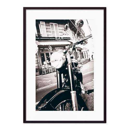 Постер в рамке Мотоцикл винтаж 40х60 см в Тогас