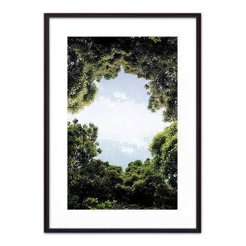 Постер в рамке Небо сквозь листву 40х60 см в Тогас