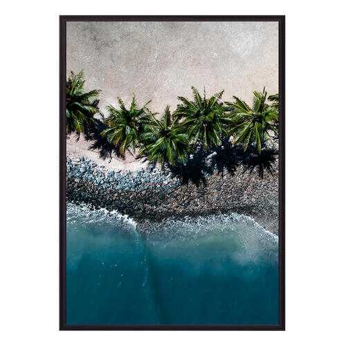 Постер в рамке Пальмы на пляже 50х70 см в Тогас