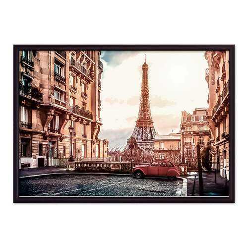 Постер в рамке Закат в Париже 30х40 см в Тогас
