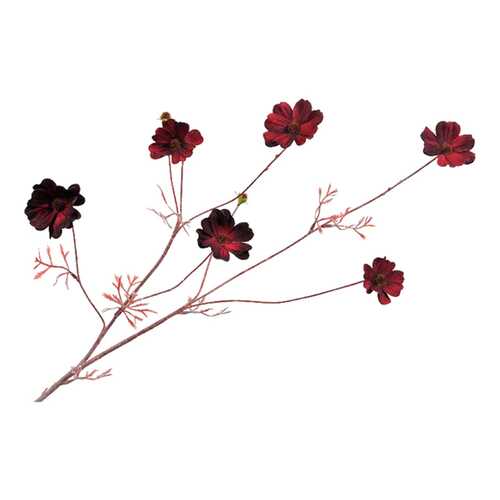 Искусственные цветы Silk-ka Маргаритка 79см, цвет бордовый в Тогас