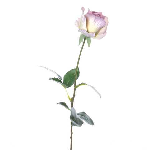 Искусственные цветы Silk-ka Роза 66см, цвет сиреневый в Тогас