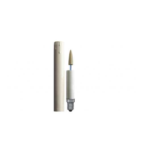 Лампа свеча- мерцающее пламя, белая, E14, 26мм 3W 53300 в Тогас