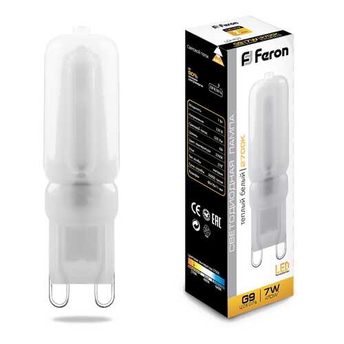 Лампа светодиодная филамент Feron LB-431 7W G9 2700K в Тогас