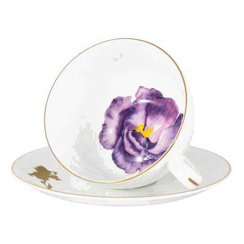 Чашка с блюдцем Julia Vysotskaya Flowers. Iris 250мл в Тогас