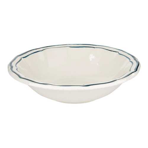 Набор тарелок для хлопьев Gien ACAPULCO, 17,8 см., 2 шт., фаянс, цвет зеленый в Тогас