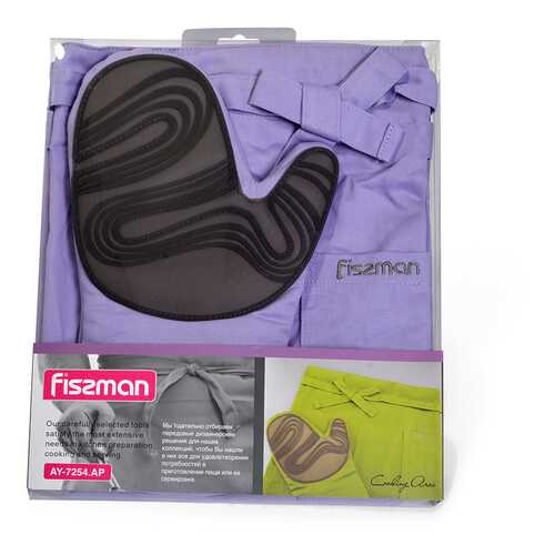 7254 FISSMAN Фартук и рукавица-прихватка (текстиль + силикон) в Тогас