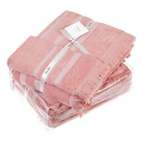 Банное полотенце, полотенце универсальное Devilla island розовый в Тогас